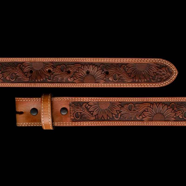 Leather Belts Genuine Full Grain Tooled Leather Belts